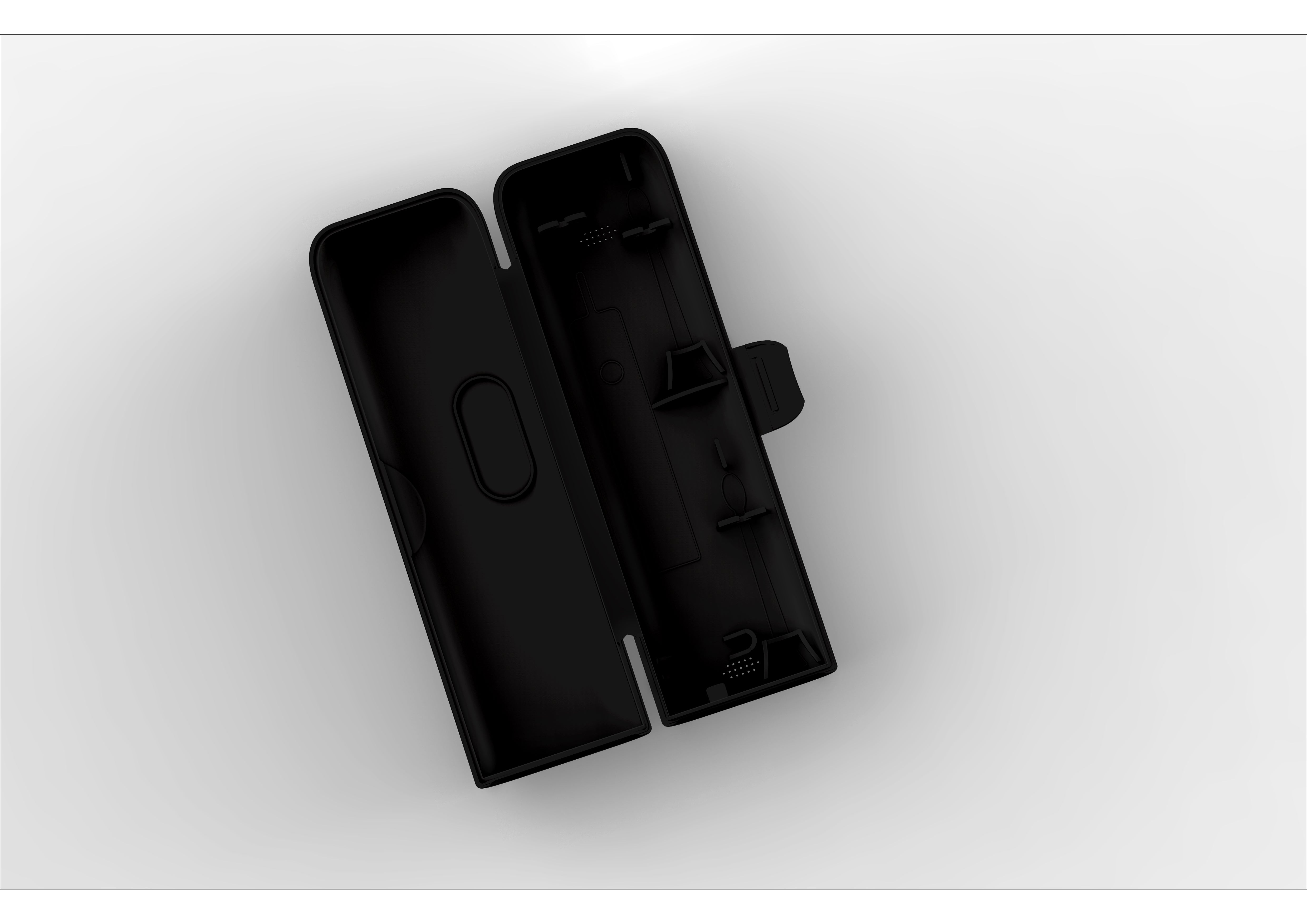 Reiseetui in schwarz