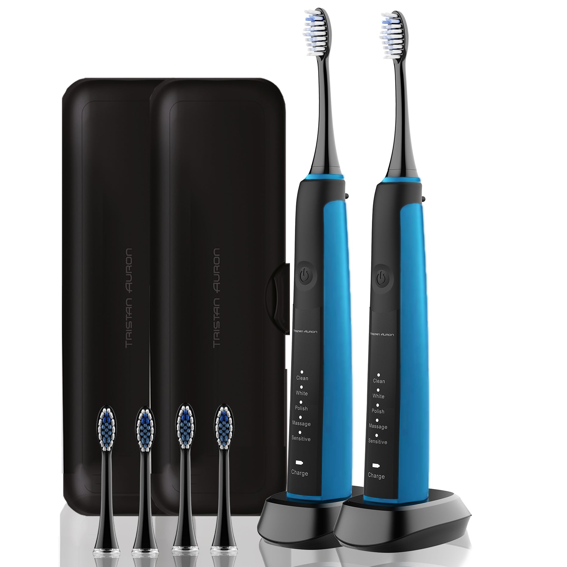 Couple Bundle mit Reiseetui und 4 Bürstenköpfe Sonic Master