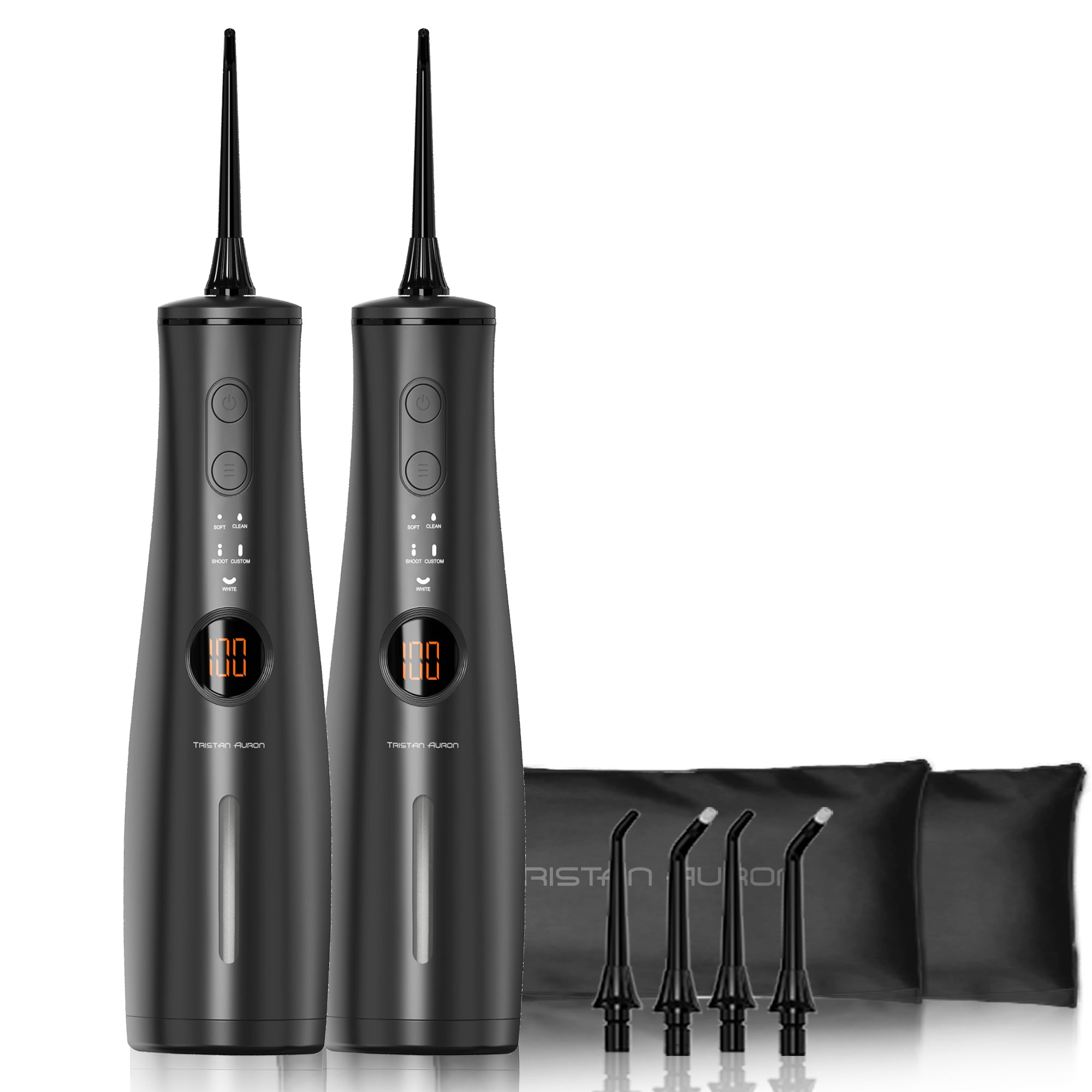 Munddusche mit Reisetasche und 2 oder 6 Ersatzdüsen