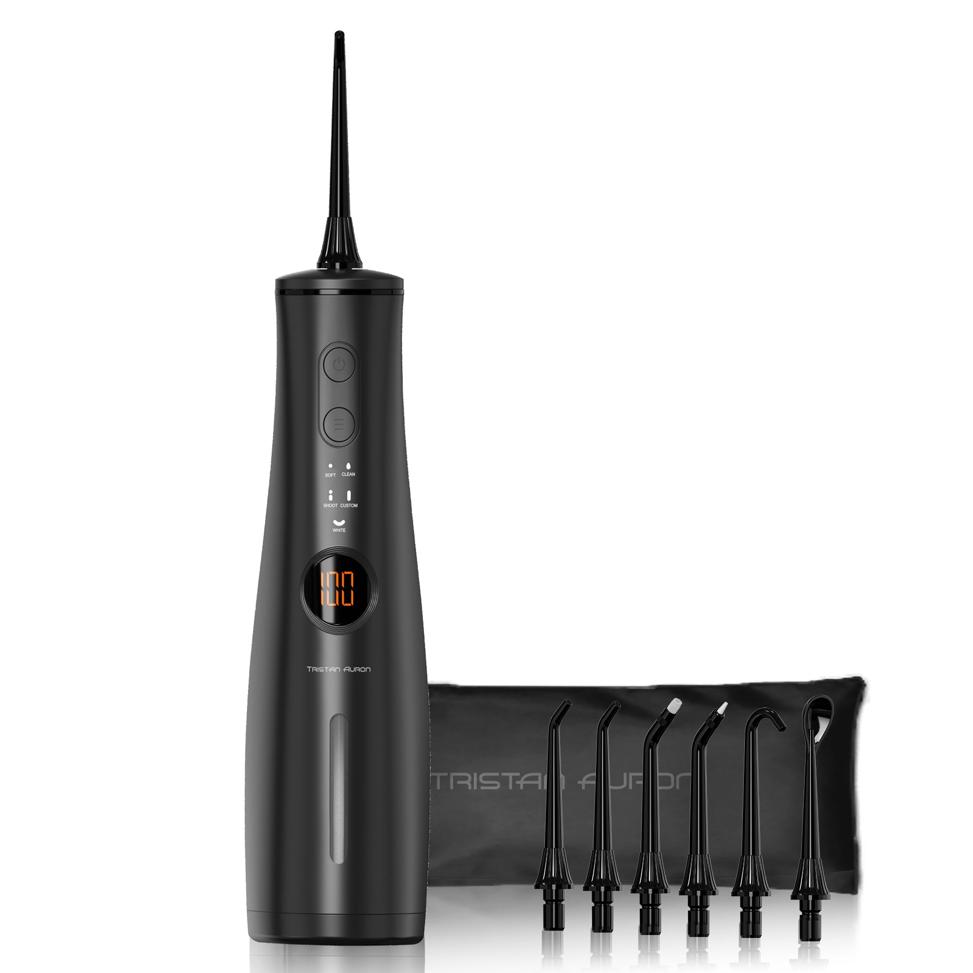 Munddusche mit Reisetasche und 2 oder 6 Ersatzdüsen